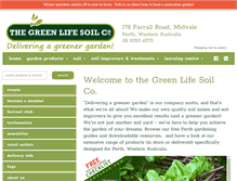 Tablet Screenshot of greenlifesoil.com.au